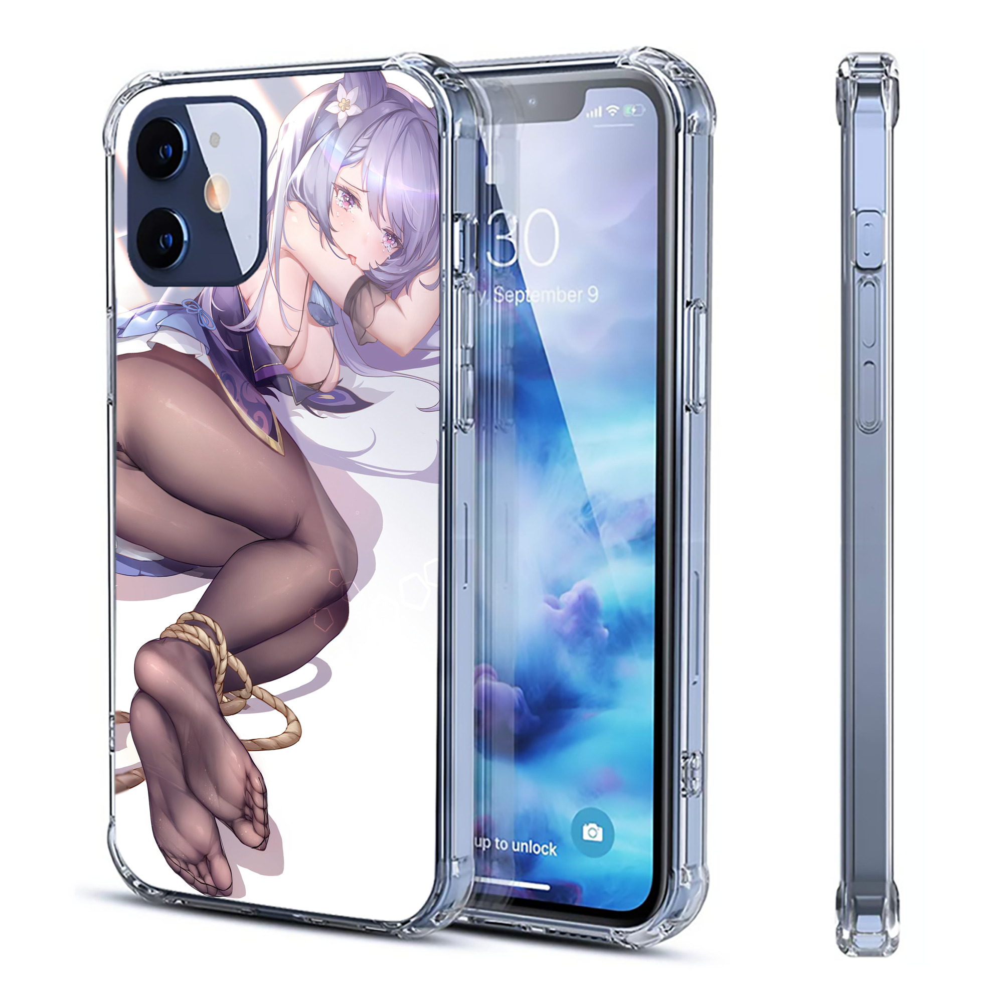 げんし神 genshin 【iPhone 12シリーズ対応】透明スマホケース（クリアソフトケース）